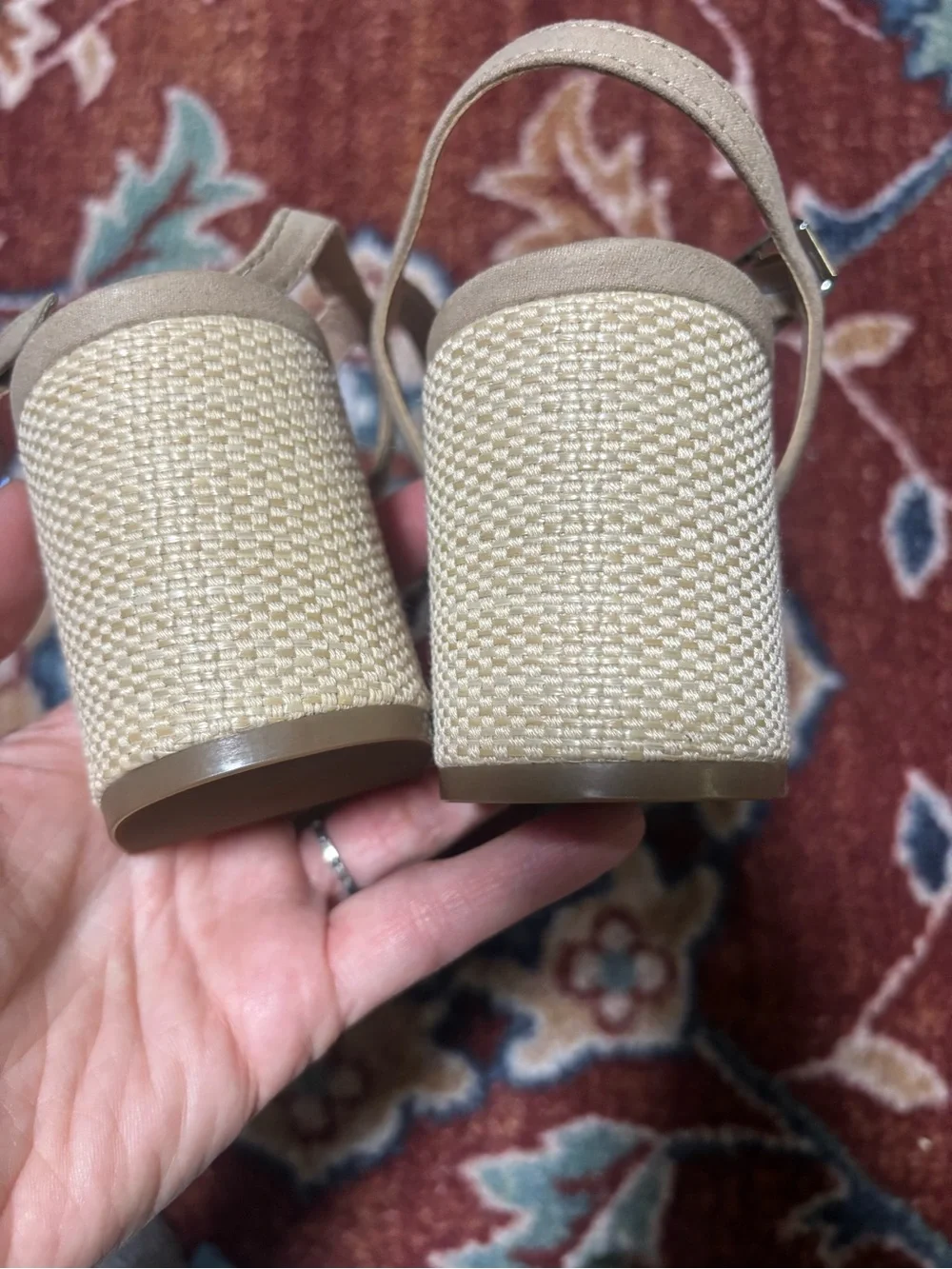 Bandalino Pennie platform sandals brand new size 8.5